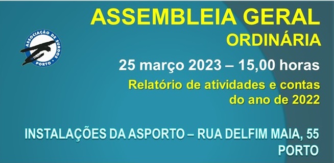 Assembleia Geral Ordinária – 25/03/2023 – 15 horas